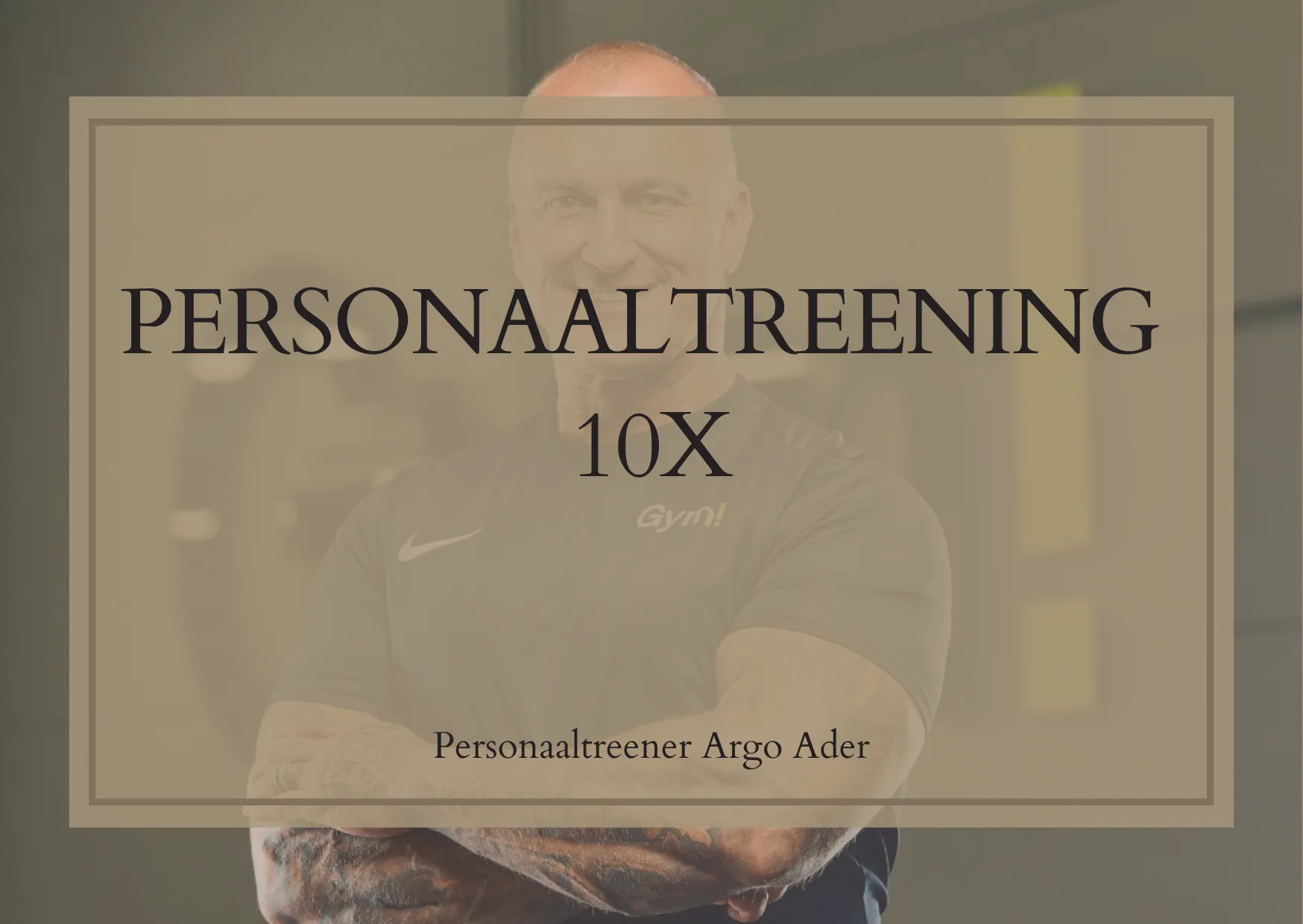 Personaaltreenig 10x Argo Ader